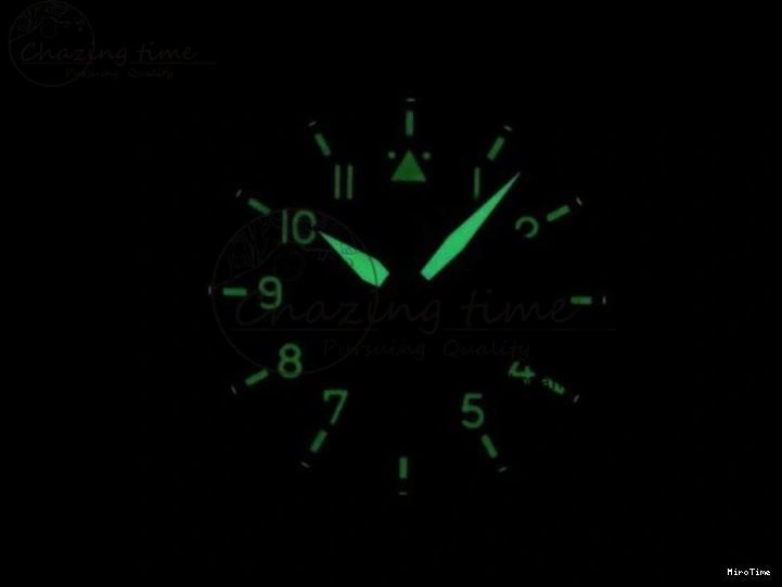 MIROTIME 0311 Big Pilot IW501005 Real Bronze ZF 1:1 Best Edition Black Dial on Brown Leather Strap A Sleek 7192